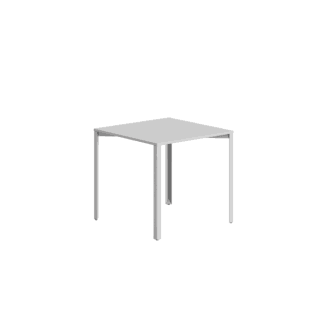 +Halle Grid Bord 80x80 Lysegrå